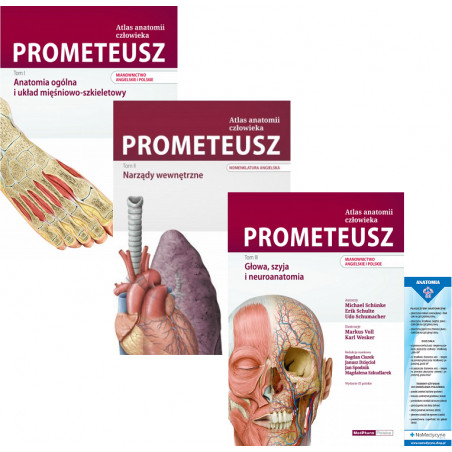 Prometeusz Atlasy Anatomii Prometeusza Tomy 1-3 - Nomenklatura Angielska