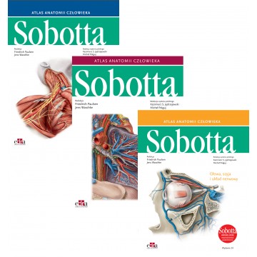 Atlas Anatomii Sobotta Tom 1-3 Angielskie i Anatomia Bochenek Tom 1-5