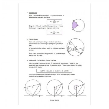 Wybrane Wzory Matematyczne Na Egzamin Maturalny Z Matematyki CKE A5