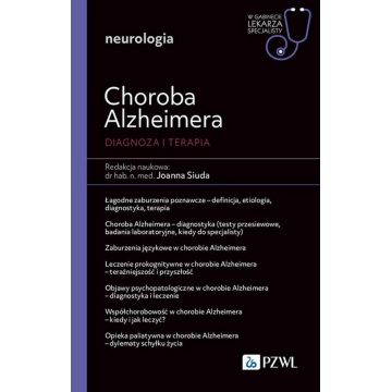 Choroba Alzheimera Diagnoza i terapia WGLS Neurologia Joanna Siuda